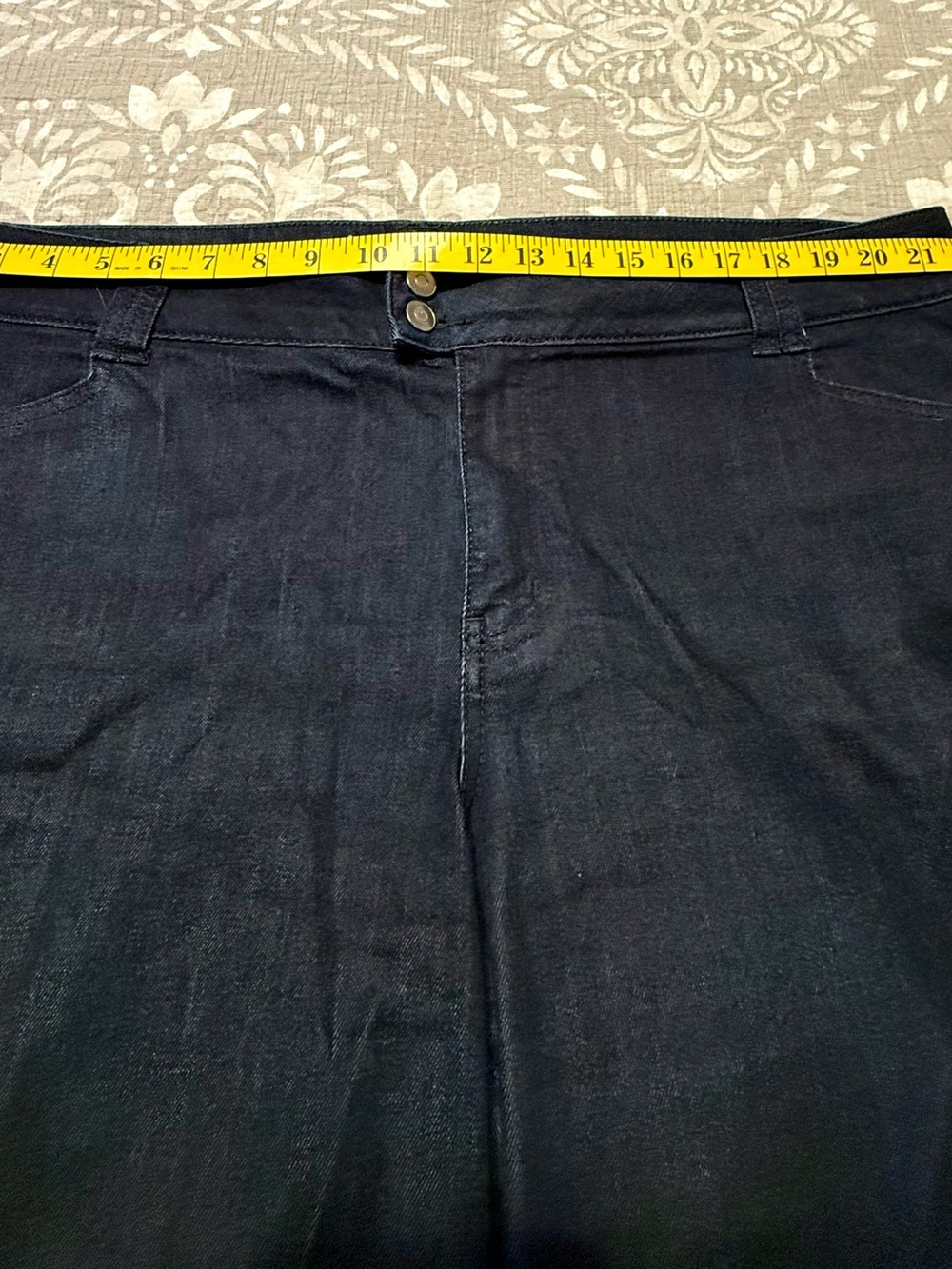 Lane Bryant Dark Wash Trouser Jeans - Picture 4 of 5